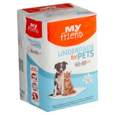 My Friend Underpads for Pets 60 x 60 cm á 10 pcs