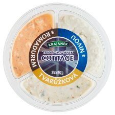 Krajánek Trio pomazánek cottage 3 x 60g