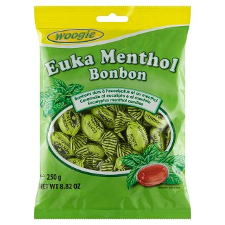 Woogie Eukalypto-mentolové bonbóny 250g