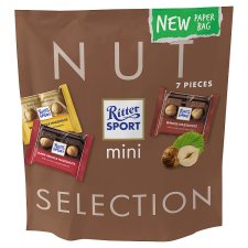 Ritter Sport Mix mini čokolád s celými ořechy 116g