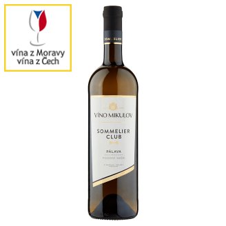 Víno Mikulov Sommelier Club Pálava víno s přívlastkem pozdní sběr, suché bílé 0,75l