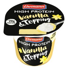 Ehrmann High Protein Vanilla & Topping with protein 200g