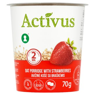 Activus Instantní ovesná kaše s jahodami 70g