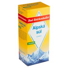 Bad Reichenhaller Alpská sůl s jodem a fluoridem 500g