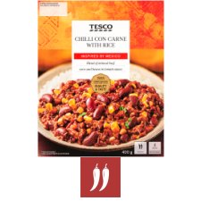 Tesco Chilli Con Carne with Rice 400g