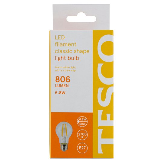 Tesco LED žárovka 6.8 W (60 W) E27