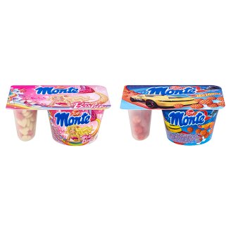Zott Monte Smurfs Dezert s lískovými oříšky a máslovými sušenkami s jogurtovou polevou 125g