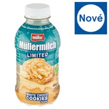 Müller Müllermilch Milk Drink with White Chocolate and Biscuit Flavor 400g