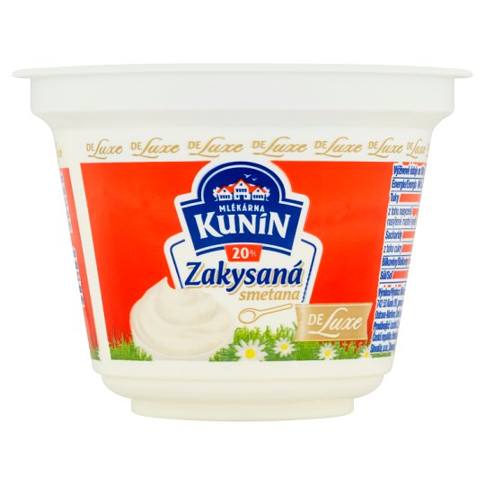 Mlékárna Kunín Zakysaná smetana 20% 190g