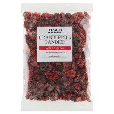 Tesco Cranberries Candied 200g