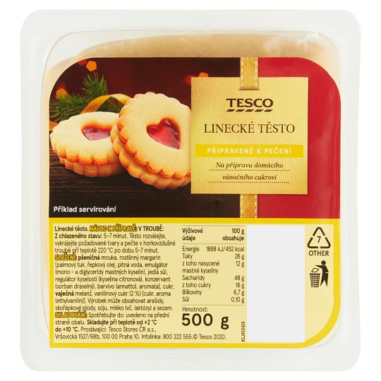 Tesco Linecké těsto 500g