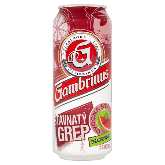 Gambrinus Juicy Grapefruit Mixed Drink of Beer 500ml