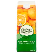 The Grower's Harvest 100 % Orange Juice from Concentrate 1.75L