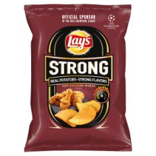 Lay's Strong Fried Potato Chips Hot Chicken Wings Flavoured 65g