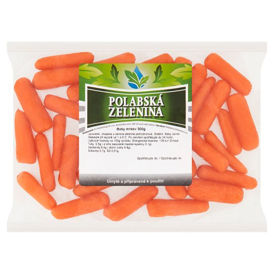 Polabská zelenina baby mrkev 300g