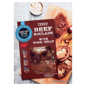 Tesco Hovězí roláda pomalu vařená s vepřovým bokem 0,350kg