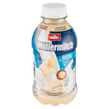 Müller Müllermilch Milk Drink with White Chocolate and Macadamia Nut Flavor 400g