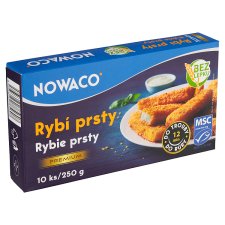 Nowaco Premium nemleté rybí prsty 10 ks 250g