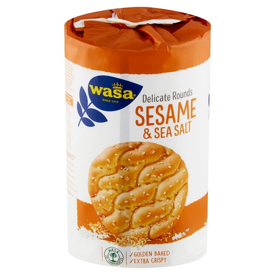 Wasa Rounds Sesame & Sea Salt 235g Tesco Groceries