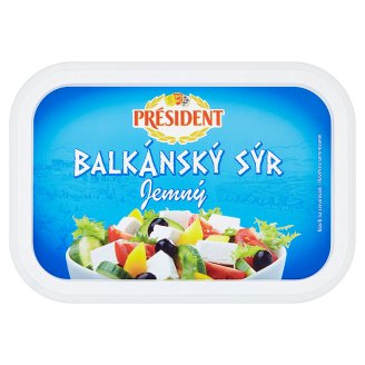 Président Balkánský sýr jemný 150g