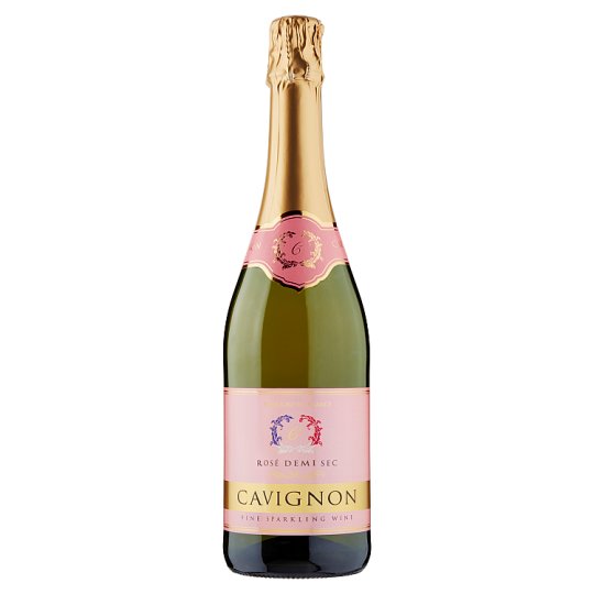 Cavignon Sparkling Rose Wine DemiSec 75cl Tesco Groceries