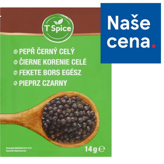 T Spice Pepř černý celý 14g