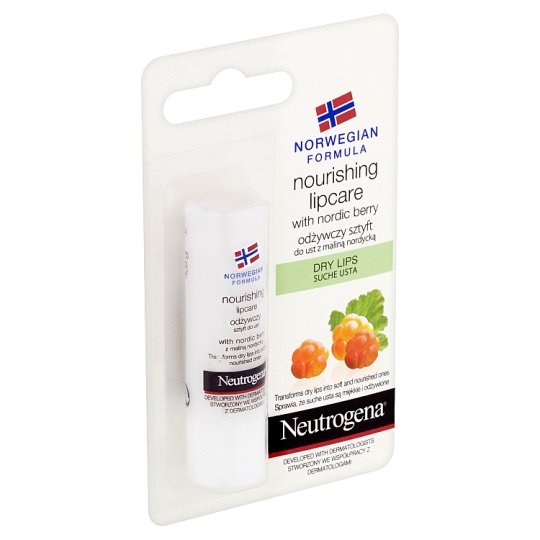 Neutrogena Výživný balzám na rty Nordic Berry suché rty 4,9g