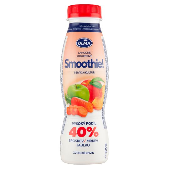 Olma Smoothie! broskev mrkev jablko 320g