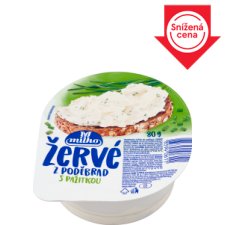 Milko Žervé z Poděbrad s pažitkou 80g