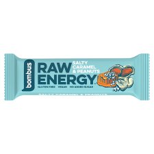 bombus Raw Energy Salty Caramel & Peanuts 50g