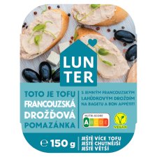 Lunter Tofu Vegetable Spread with Onion and Gourmet Yeast 150g