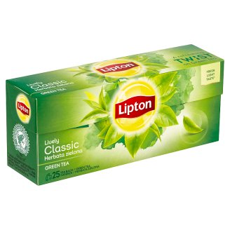Lipton Lively Classic zelený čaj 25 nálevových sáčků 32,5g