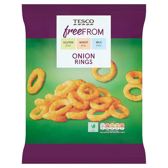 Tesco Free From Onion Rings 150g