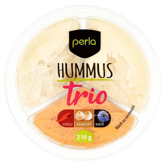 Perla Hummus trio 210g
