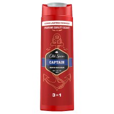 Old Spice Captain Men’s Shower Gel & Shampoo 400ml Multi-Use 3-in-1 Hair-Face-Body Wash