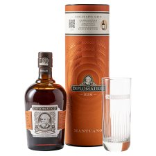 Diplomático Manutoano rum 0,7l + 1 sklenice