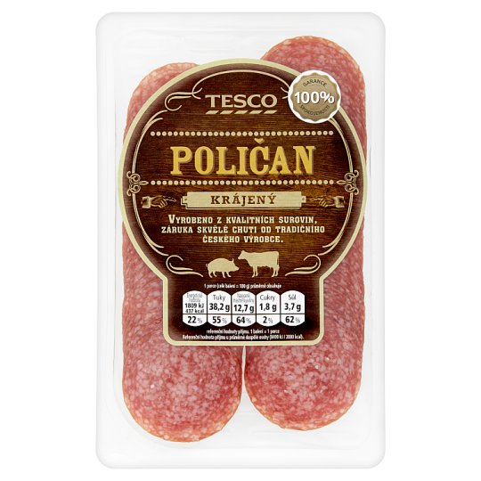 Tesco Poličan krájený 100g