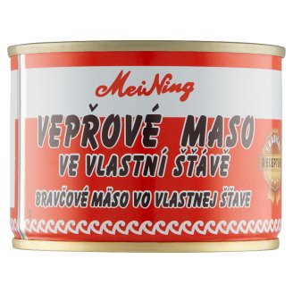 Vepřové maso ve vlastní šťávě 180g