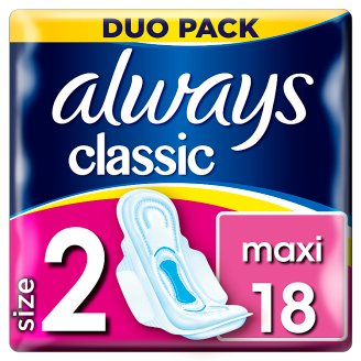 Always Classic Long Hygienické Vložky S Křidélky 18 ks