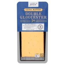 Tesco Finest Double Gloucester Hard Full-Fat Ripe Cheese 200g