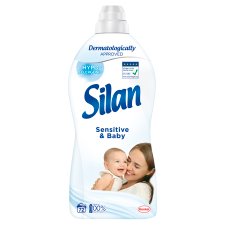 Silan Sensitive & Baby Fabric Softener 72 Washes 1800ml