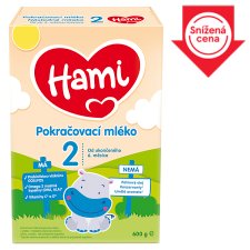 Hami 2 pokračovací mléko od uk. 6. měsíce 600g