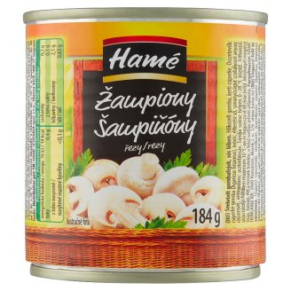 Hamé Žampiony řezy v mírně slaném nálevu 184g