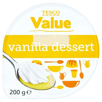 Tesco Value Vanilla dessert 200g