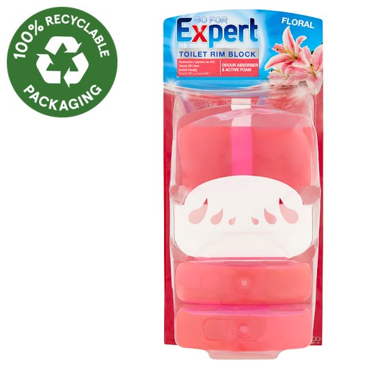 Go for Expert Floral tekutý WC blok 3 x 55ml