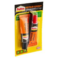 Pattex Repair Epoxy 2 Component Quick-Drying Epoxy Glue 12ml