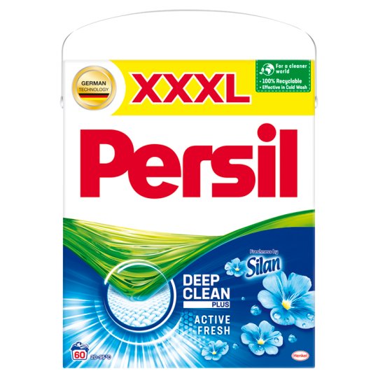PERSIL Washing Powder Deep Clean Plus Freshness by Silan BOX 60 Wash, 3.9kg