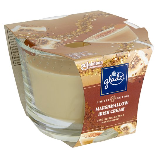 Glade Maxi Candle Marshmallow Irish Cream 224g Tesco Groceries