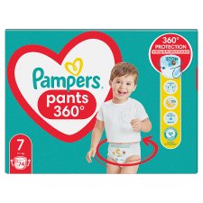 Pampers Pants Plenkové Kalhotky Velikost 7, 74 Plenek, 17kg+
