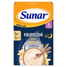 Sunar Milk Porridge for Good Night Semolina Vanilla Flavor 210g